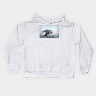 Bald Eagle Taking Off Kids Hoodie